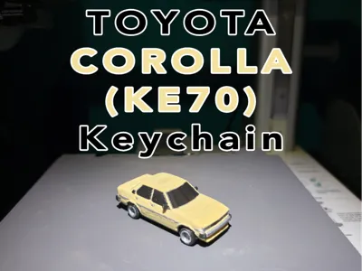 Portachiave Toyota Corolla KE70