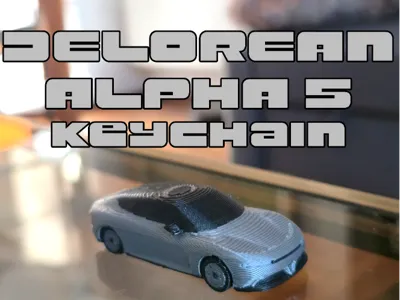 Portachiave DeLorean Alpha 5