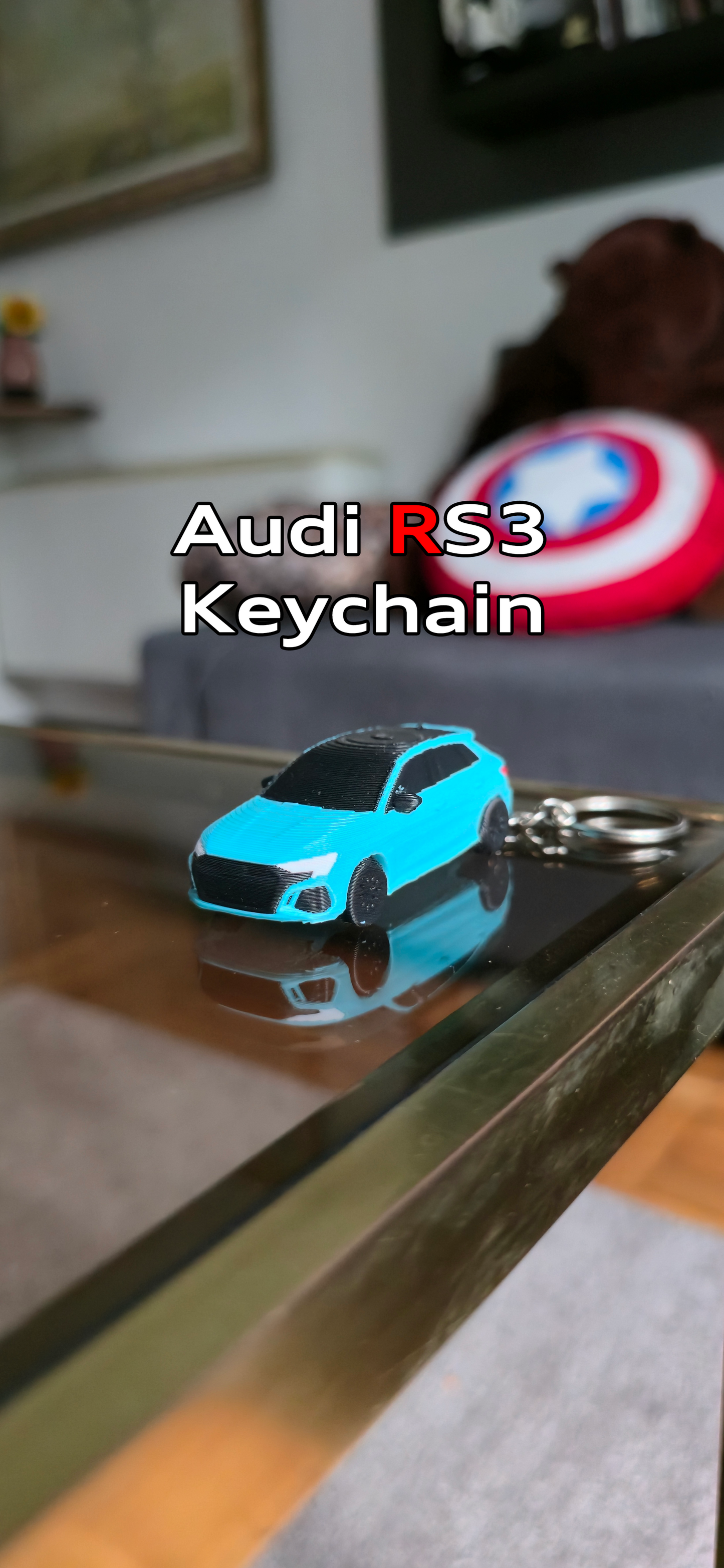 Audi RS3 Keychain
