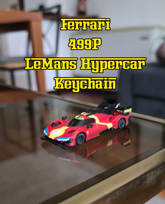 Ferrari 499p LeMans Keychain