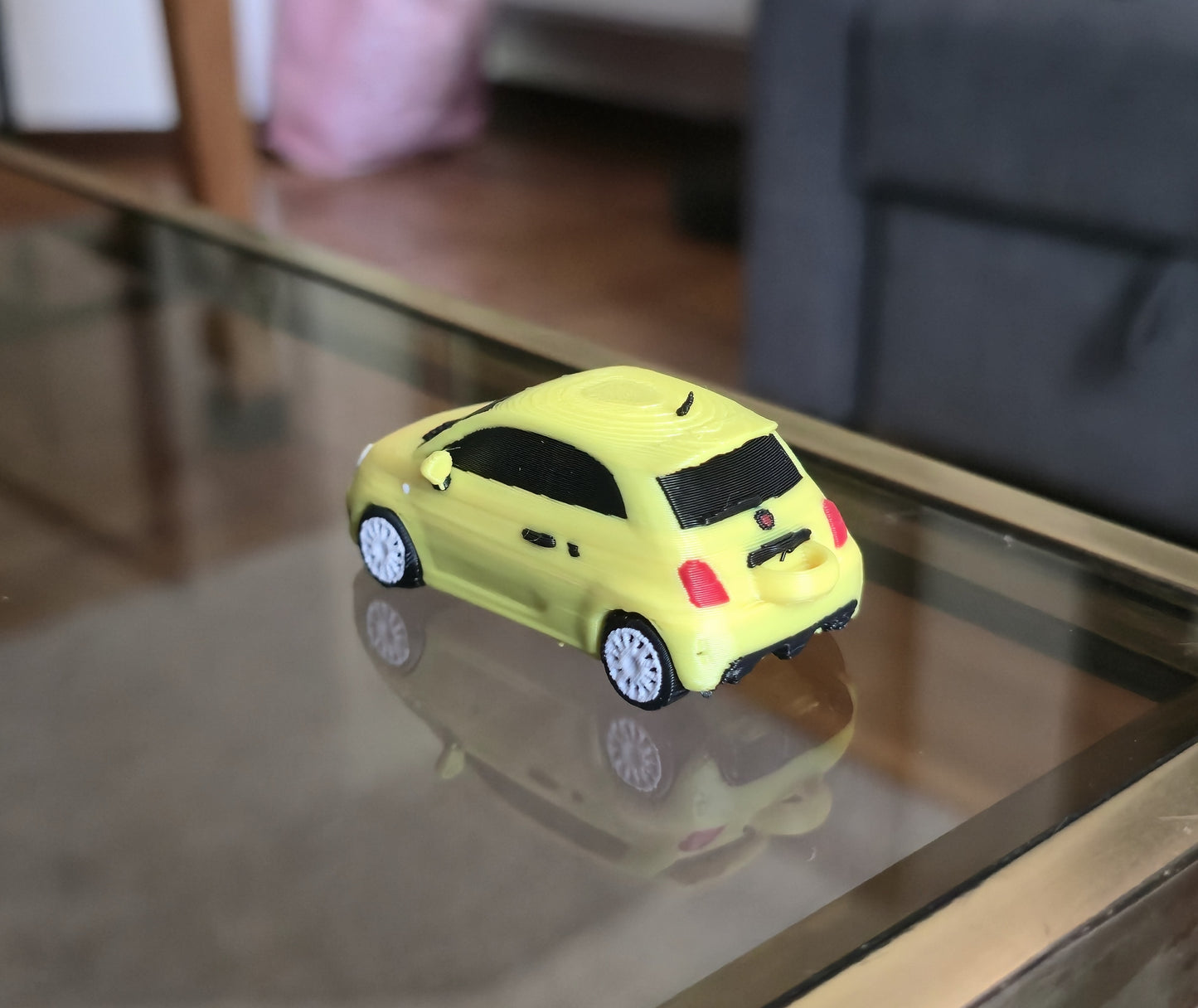 Fiat 500 Abarth Keychain