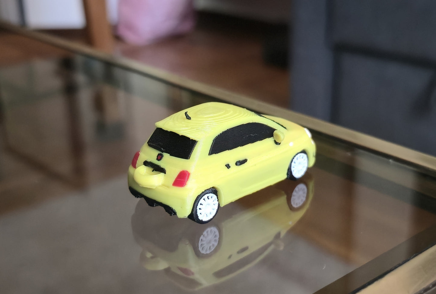 Fiat 500 Abarth Keychain