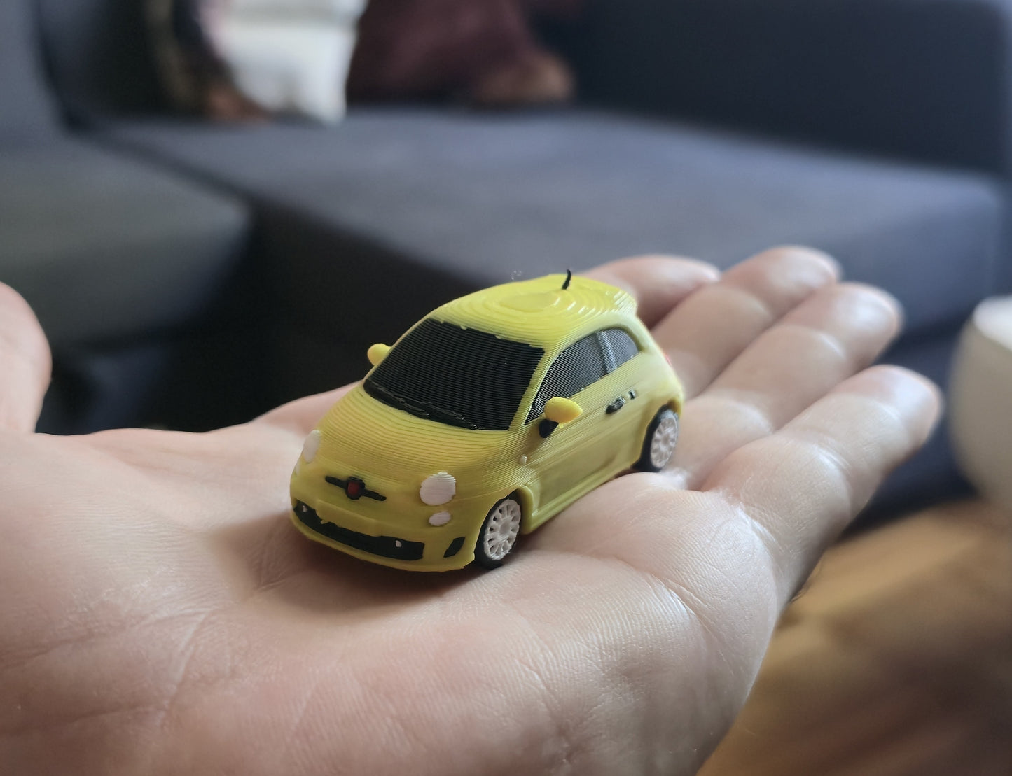 Fiat 500 Abarth Keychain