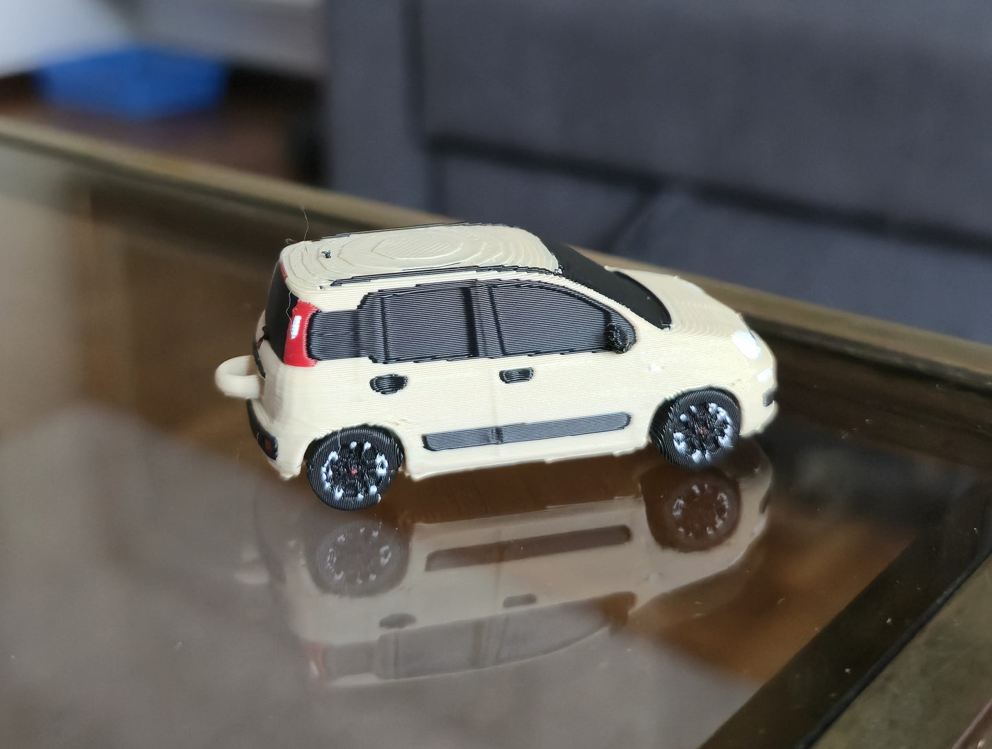 Fiat Panda (Pandina) Keychain