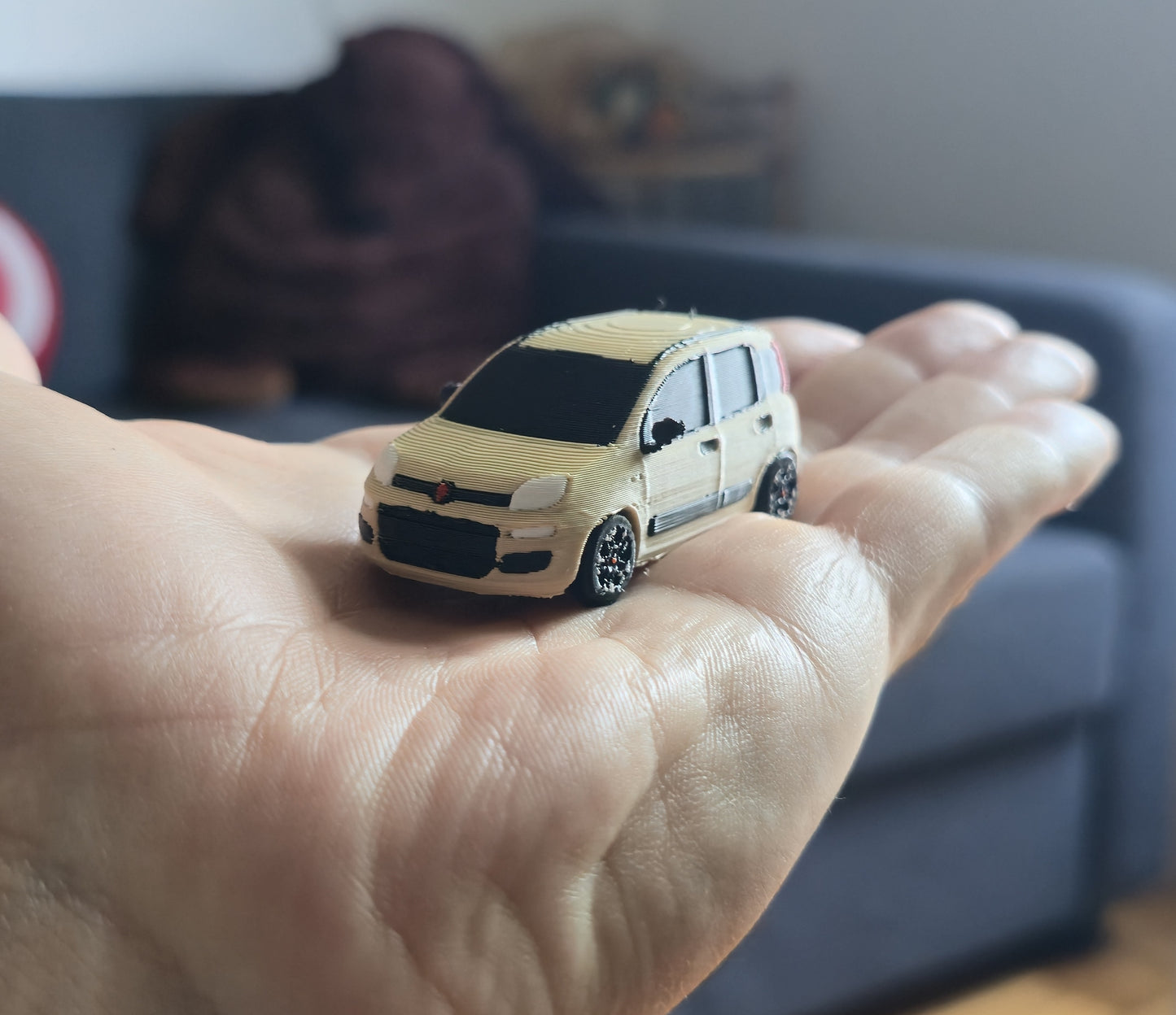Fiat Panda (Pandina) Keychain