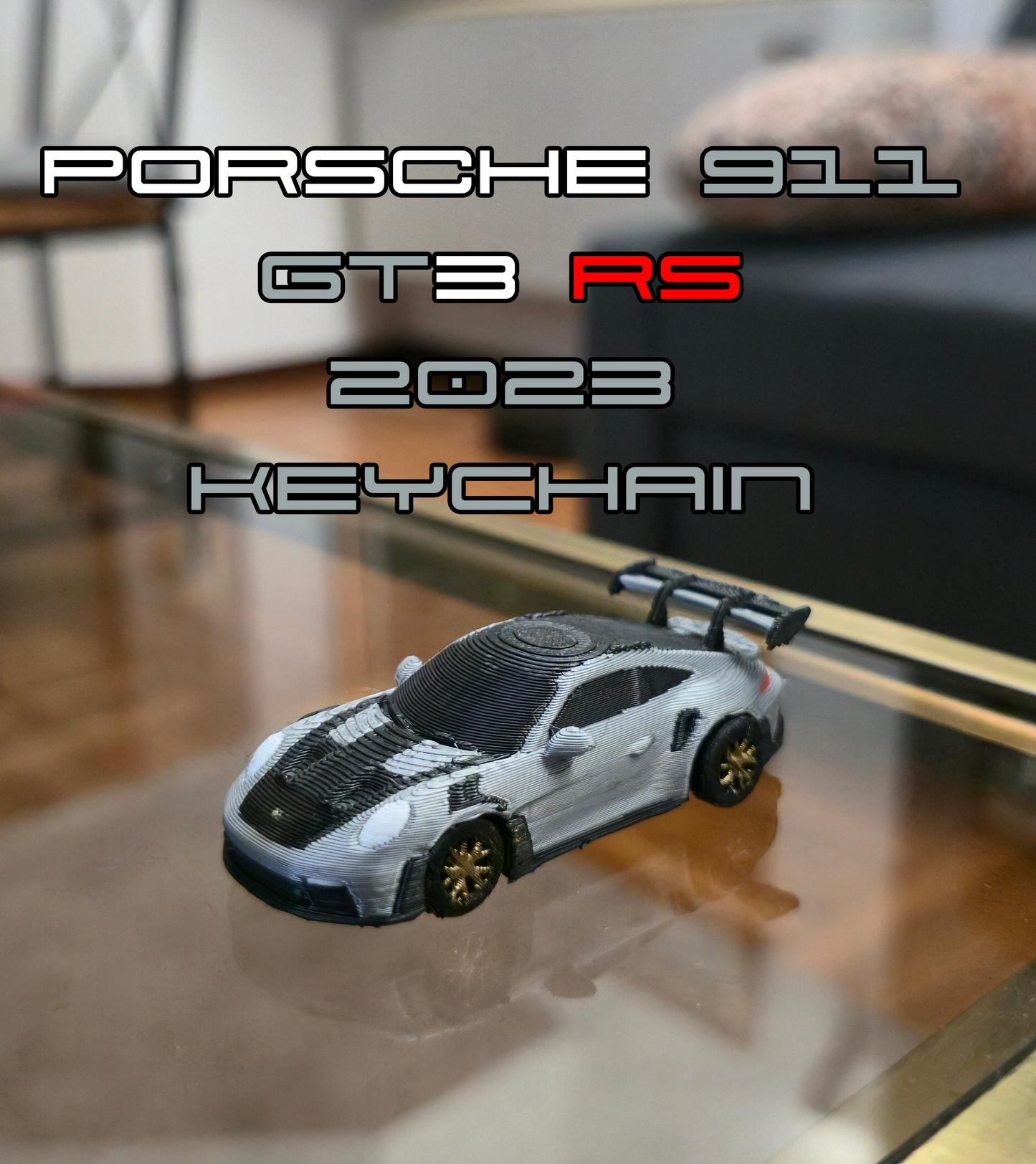 Porsche 911 GT3-RS Keychain