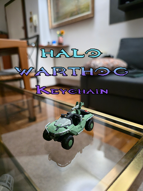 Halo Warthog Keychain