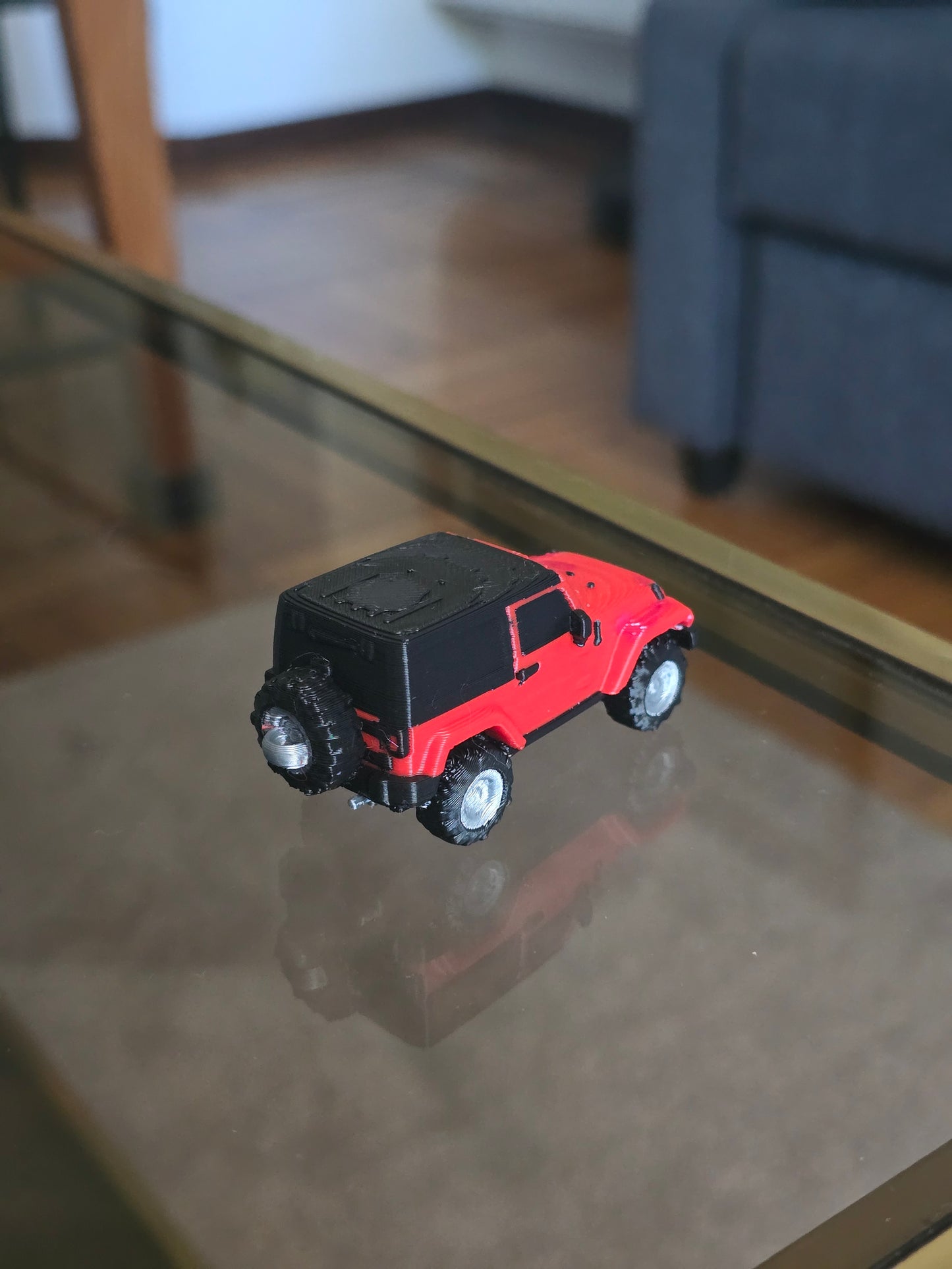 Jeep Wrangler Rubicon 2013 Keychain (working wheels)