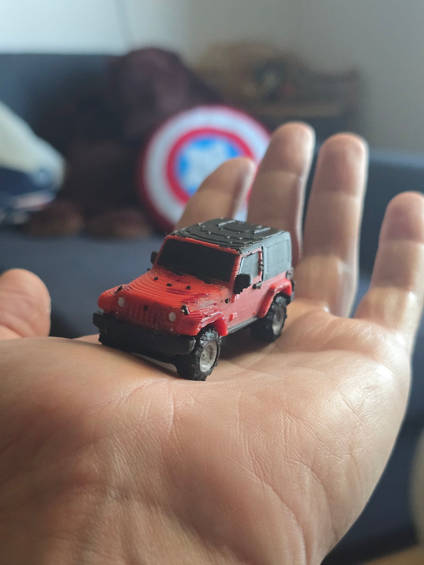 Jeep Wrangler Rubicon 2013 Keychain (working wheels)