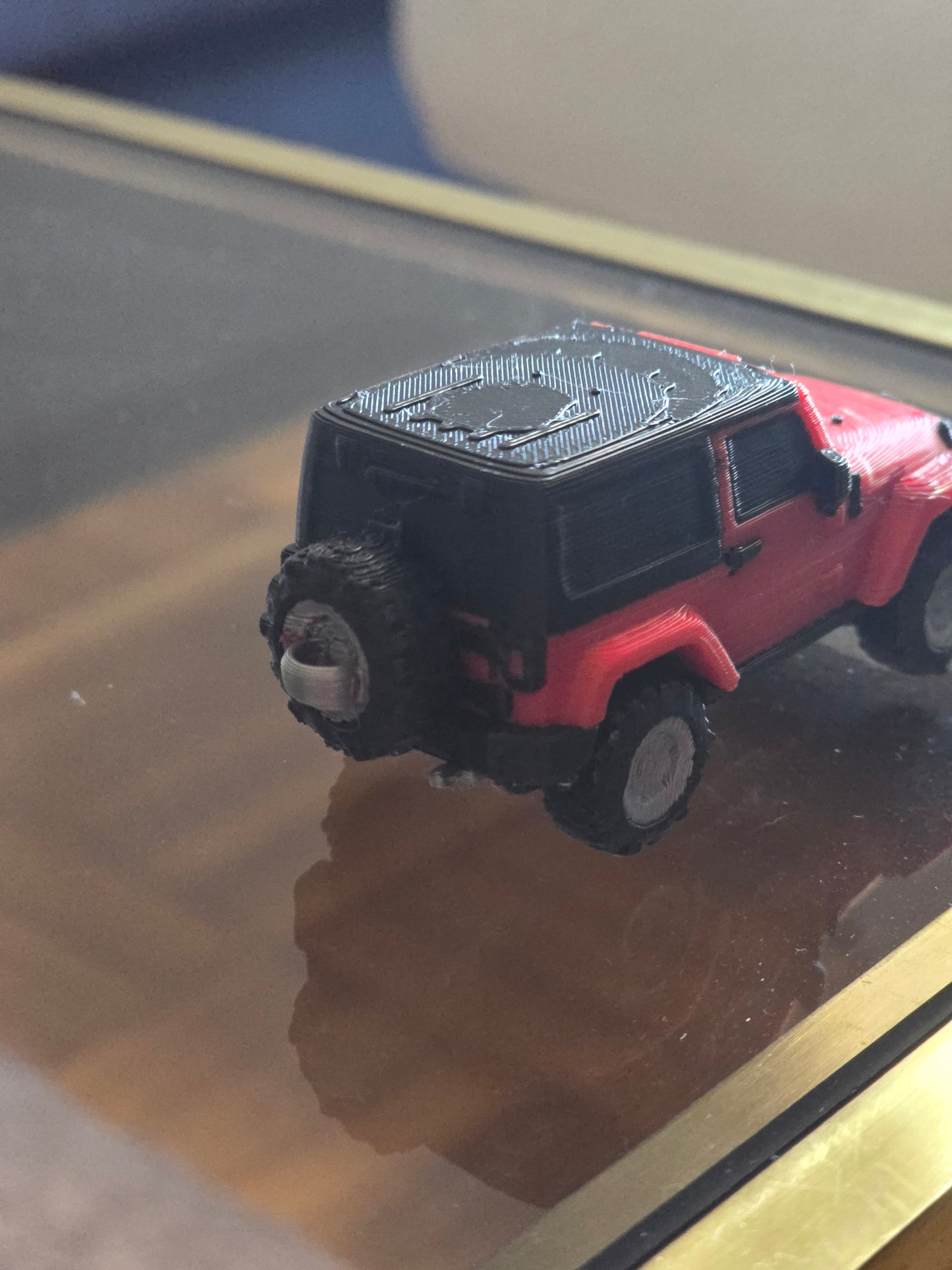 Jeep Wrangler Rubicon 2013 Keychain (working wheels)