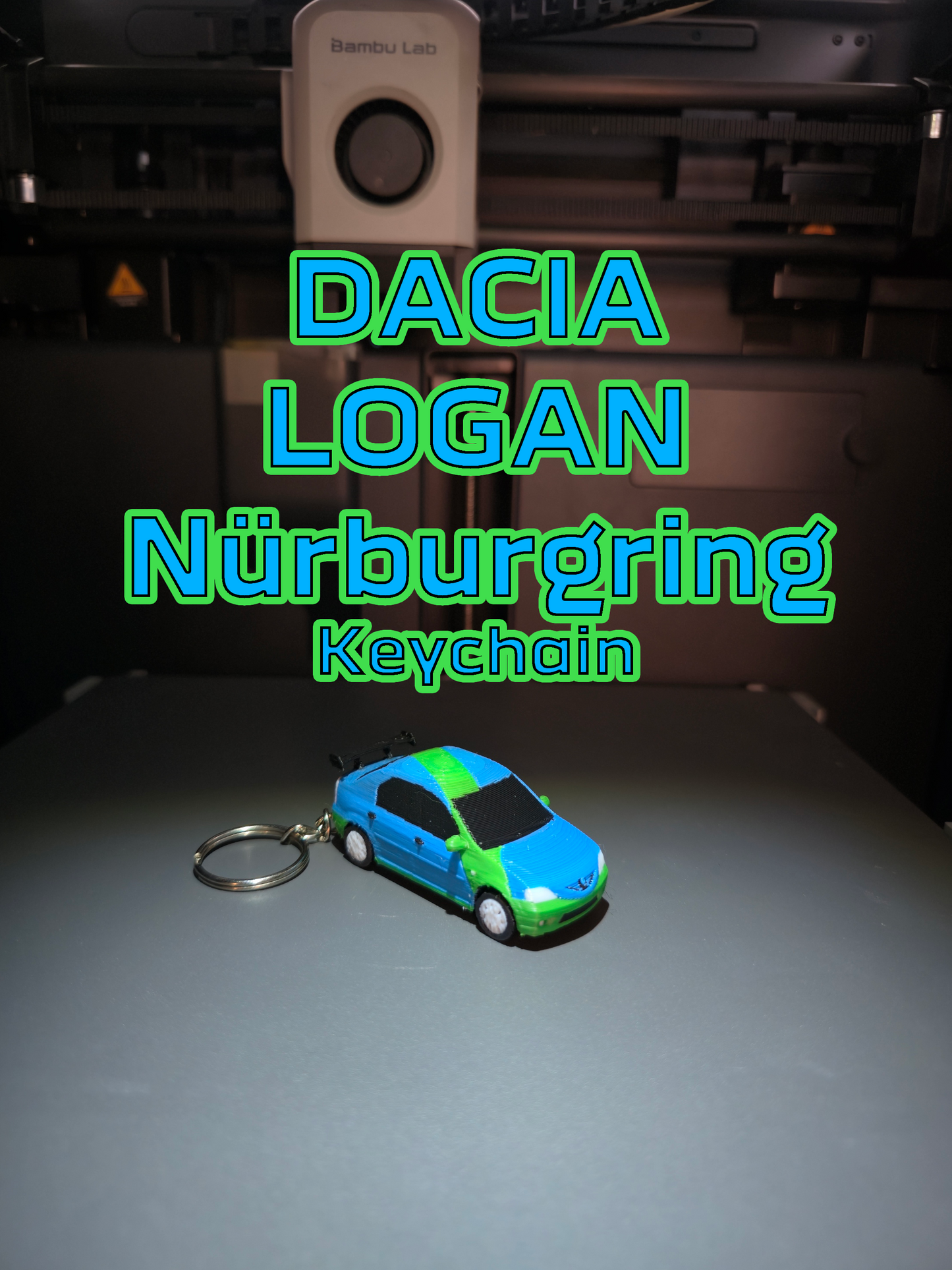 Portachiavi Dacia Logan Nürburgring (ruote funzionanti)
