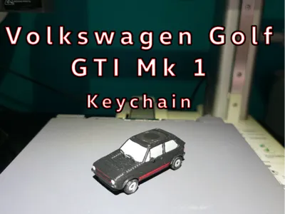 Portachiave Volkswagen Golf GTI Mk 1