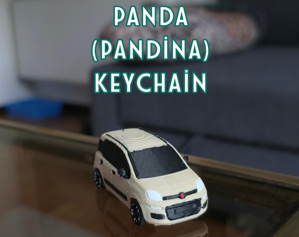 Fiat Panda (Pandina) Keychain